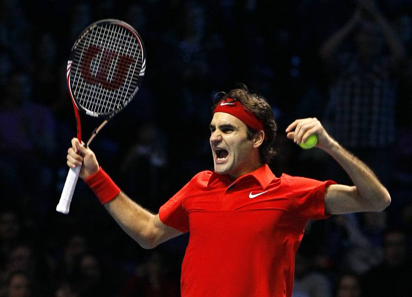 Masters 2010 di Londra: Rafa deve cedere a Federer in 3 set (6-3 3-6 6-1). Ap